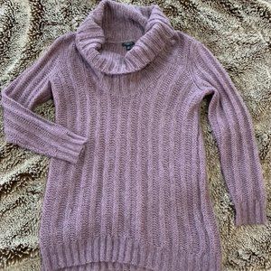 Ann Taylor purple turtleneck sweater